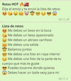 Mándale algunos retos candentes a tu. RETOS DE WHATSAPP ATREVIDOS | preguntas(?) | Pinterest ...