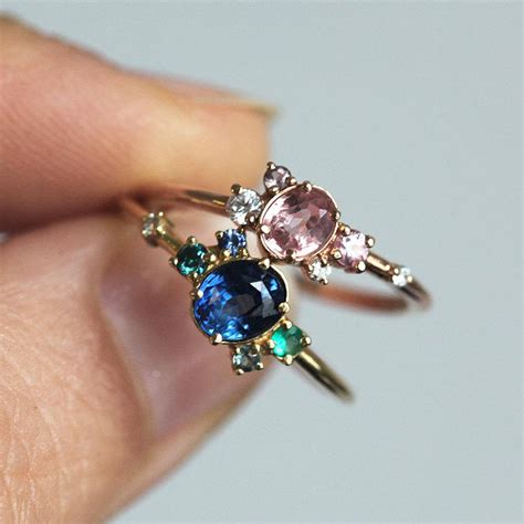 Maybe you would like to learn more about one of these? Purple Sapphire Cluster Ring - Praise