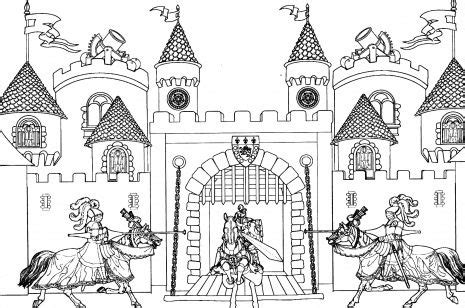 You may find many other enjoyable coloring picture to work on with. King Arthur Castle coloring page | Super Coloring ...