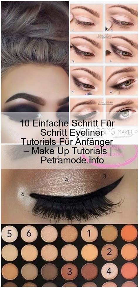 10 Einfache Schritt Für Schritt Eyeliner Tutorials Für ...