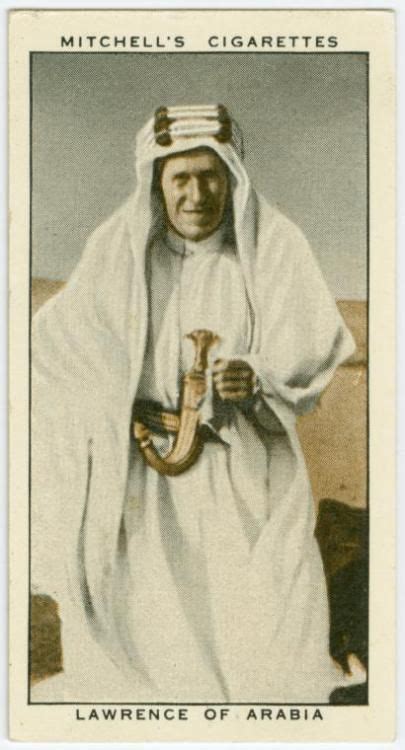 The sharpest lines are given to sherif ali. T.E. Lawrence, aka Lawrence of Arabia, featured in a 1935 ...