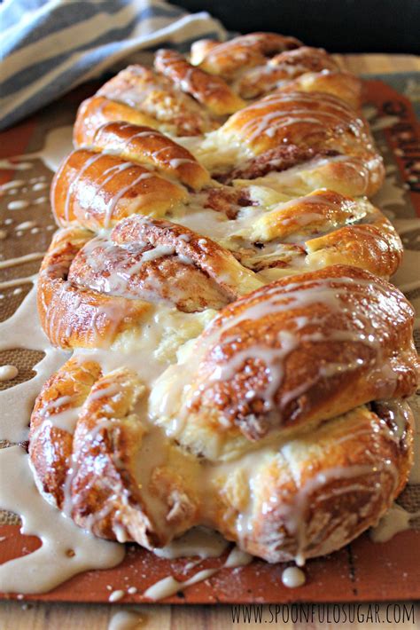 We cook it in the breadmaker overnight for. Frosted Braided Bread / Culinary In The Desert That S One ...