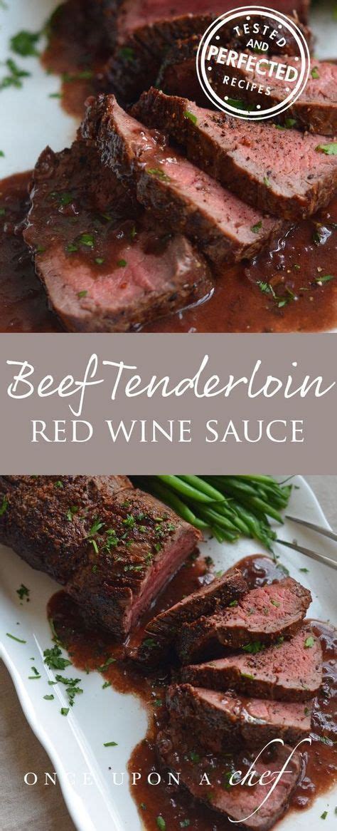 This tasty beef tenderloin recipe features a sauce made from red wine and shallots. Roast Beef Tenderloin with Wine Sauce | Recipe | Beef ...