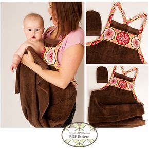 Free pdf tessuti apron pattern. Le nouveau tablier serviette de bain pour bébé (et maman ...