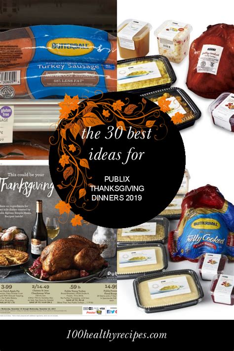 The instructions said to just heat, but when she opened the. The 30 Best Ideas for Publix Thanksgiving Dinners 2019 - Best Diet and Healthy Recipes Ever ...