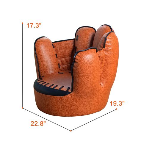 When purchasing a glove, the first thing that needs to be determined is what hand the glove will be worn on. TV Chairs for Kids Baseball Glove Sofa Five Finger Style ...