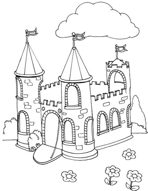 Malvorlage ritterburg | gratis malvorlagen zum download pertaining to ausmalbild ritterburg. Picture Of Medieval Castle Coloring Page : Kids Play Color ...