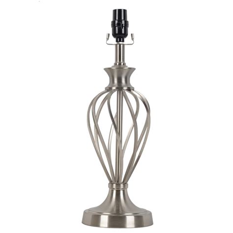 Metal table legs look great under coffee tables, desks and console tables. Hampton Bay Mix and Match 18.5 in. H Brushed Steel Cage ...