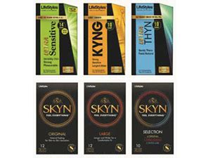 New Packaging, Products from LifeStyles & SKYN