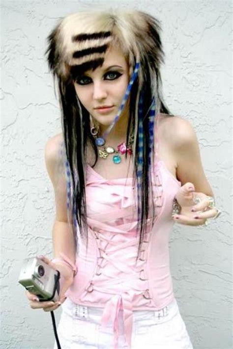 Not every crazy hair day style requires long hair. The Ring: Pink, Scene Queens, Zimer, Romantically Apocalyptic