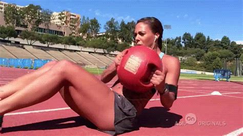 Watch these 3 amateur girls playing a round of strip twister, while one guy is enjoying the fun! Russian Twist GIFs - Find & Share on GIPHY