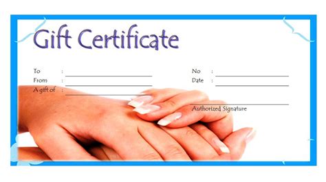 And then there's the boom in business. Nail Gift Certificate Template Free (1 | Gift certificate ...