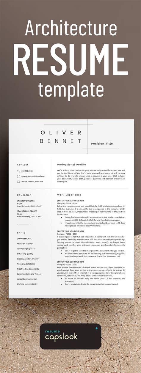Not explaining your past experience. Minimalist Resume Template - Cv Template | 3 Page Resume ...
