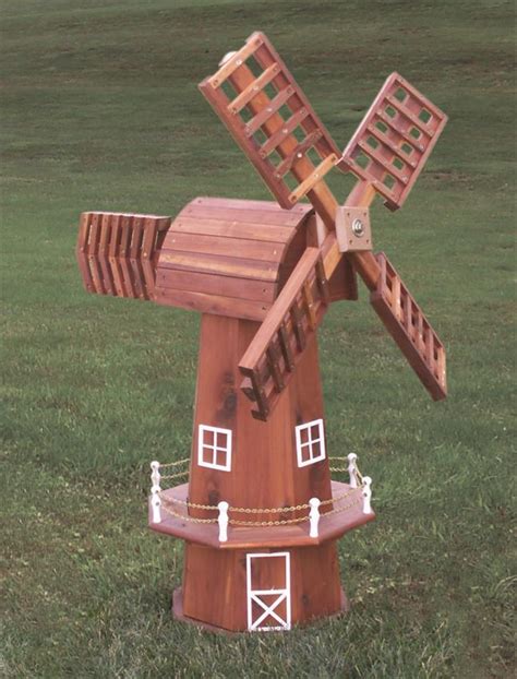 Amish yard is your source for quality amish craftsman made outdoor furniture and buildings including barns, sheds, gazebos, pergolas, pavilions and play sets. Cedar Wood Windmill from DutchCrafters Amish Furniture Store