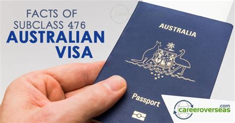You can use this visa to visit, work and study in australia. FACTS OF SUBCLASS 476 AUSTRALIAN VISA | Visa, Australia ...