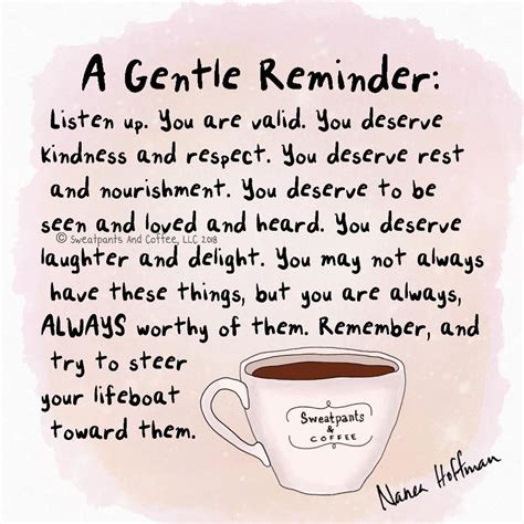 A gentle reminder for #motivationmonday ️ | Coffee quotes, Sanity ...