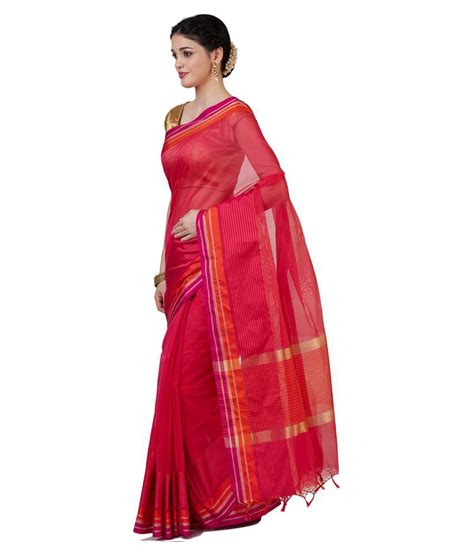 Buy kalamkari cotton sarees online directly from weavers on weavesmart. HUMAIRAH Red Cotton Saree - Buy HUMAIRAH Red Cotton Saree ...