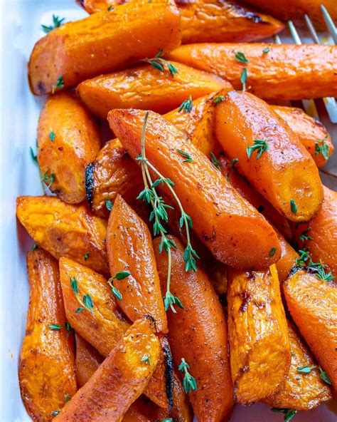 Whether they are long, slender carrots, big, plump carrots or miniature baby carrots, a long list of positive attributes make the bright orange vegetables one of the best snacks. Easy Roasted Carrots for a Healthy Side Dish Idea ...