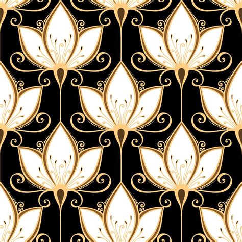 Maybe you would like to learn more about one of these? Blooms Graphic Art | Art deco flowers, Art deco pattern ...