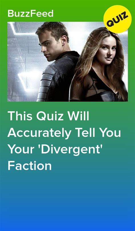 Se você não acha nenhum dos dois feio, tudo bem (mas o buzzfeed acha). This Quiz Will Accurately Tell You Your 'Divergent ...