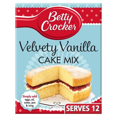 With a little helping hand from betty crocker™ cake mixes, you can create these irresistible treats in no time. Buy Betty Crocker Velvety Vanilla Cake Mix 425 g - UK in ...