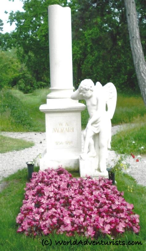 Mozart, without money, sold compositions in exchange for medicines for his mother, that died after some months. Mozart's Grave At St. Marx Cemetery - World Adventurists