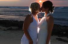 lesbian beach wedding sunset weddings hook photography oahu couples women engagement girls choose board