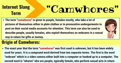 Since couscous is a popular food in a number of cultures, there are many varieties. Camwhores Meaning: How Do You Define The Cool Slang Term ...