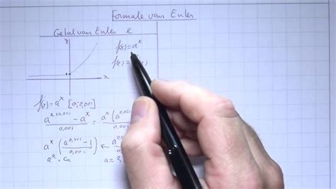 Salut, que disent les formules d'euler ? Scholieren.com Videoplatform :: Formule van Euler