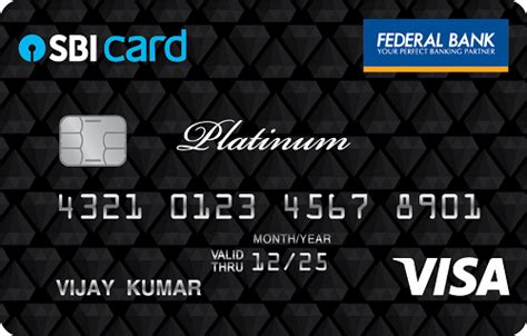 To help you make an informed decision, we. Federal Bank SBI Visa Platinum Credit Card | Visa Platinum Benefits | India