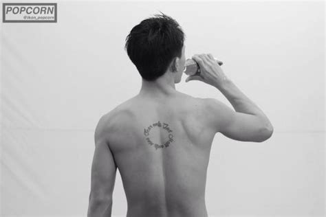 It is because of his predebut activities and achievements. RETURN on Twitter: "still can't get over bobby's tattoo t ...