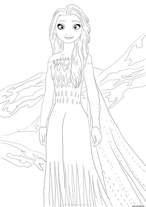 Nos 12 dessins a colorier de princesse elsa seront satisfaires les petits comme les plus grands. Coloriage elsa avec des pouvoirs magiques - JeColorie.com