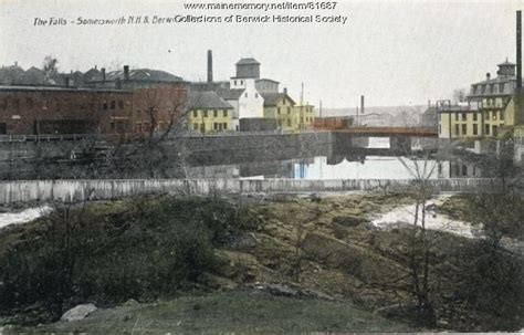 Stephen, new brunswick in canada and calais, maine in the united states, across the. Salmon Falls River Bridge, Berwick, ca. 1900 - Maine ...