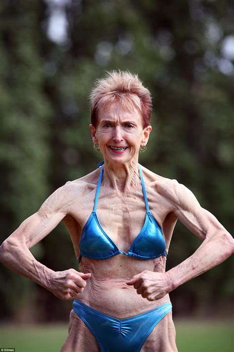 The risks of pregnancy complications increase as women age. Bodybuilding grandmother Janice Lorraine is busting age ...