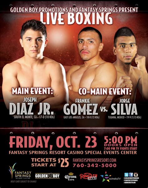 You would start by using the first chart below, which shows you women's sizes. Joseph Diaz Jr. Takes on Ruben Tamayo and Frankie Gomez vs ...