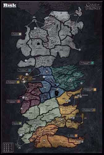 Risk juego de mesa es un juego de estrategia de tablero basado en turnos, comercializado por la empresa parker brothers, una división de hasbro. Risk Game Of Thrones Ed. Completa (2 Mapas) Juego De ...