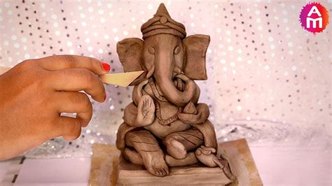But you dont have to be friendly if he or she is meanto you. How to make Eco Friendly Ganesha at home | Ganpati idol ...