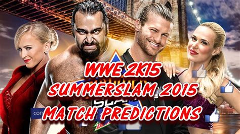 Just a little sibling rivalry. WWE SummerSlam 2015 (Predictions) Dolph Ziggler W/ Lana vs ...