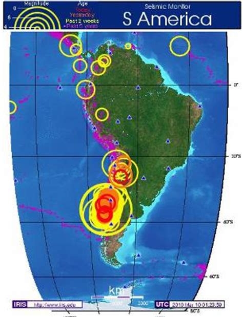 Visualización sismos usando cartopy y matplotlib en colombia. Sismologia online - Monyin.com