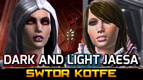 Check spelling or type a new query. SWTOR KOTFE Valkorion Reacts to Dark Jaesa & Light Jaesa (Knights of the Fallen Empire) - YouTube
