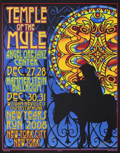 With clint eastwood, patrick l. Richard Biffle Gov't Mule - Temple of the Mule Hammerstein Ballroom, New York Poster