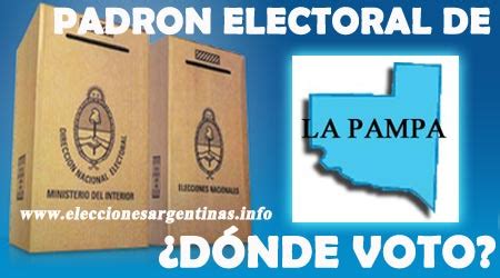 Padrón electoral 2019 is free social app, developed by romero zar. #LaPampa #5J - ¿Qué se vota? Padrón, Candidatos; Seguí los ...