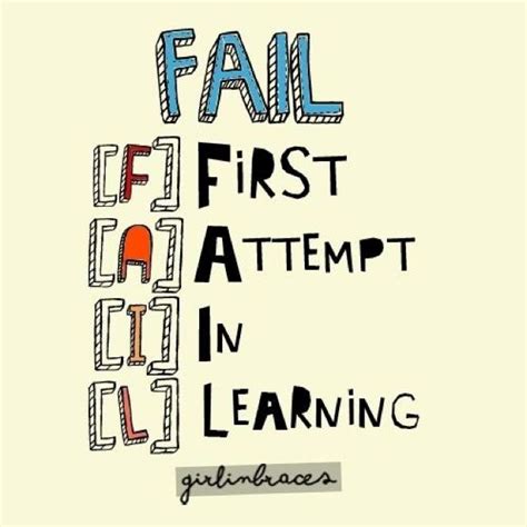 Fail: First Attempt In Learning | Teaching quotes, Classroom quotes ...