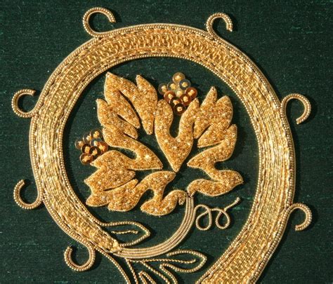 Brazilian embroidery stitches machine embroidery thread types of embroidery gold embroidery hand embroidery designs embroidery patterns st joseph art textile thread painting. RSN Goldwork Day 7(home work):Grapes - The Unbroken Thread ...