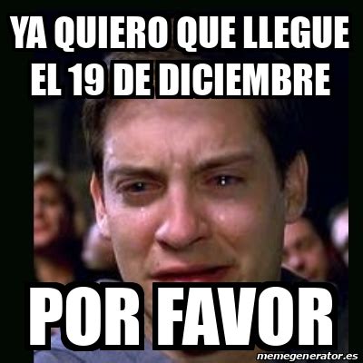 Esta imagen no sigue nuestras pautas de contenido. Meme crying peter parker - Ya quiero que llegue el 19 de ...