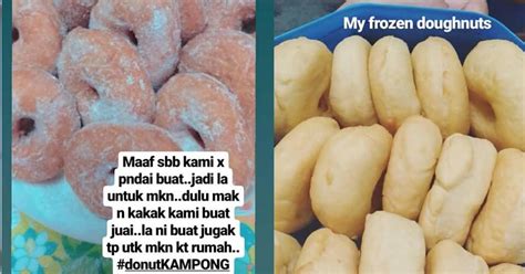 Kacau untuk sebatikan dan biar kembang seperti dalam gambar. Mudah Aje Cara Wanita Ini Buat Donut. Boleh Buat Frozen ...