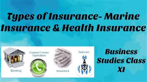 Types of Insurance- Marine Insurance & Health Insurance ...