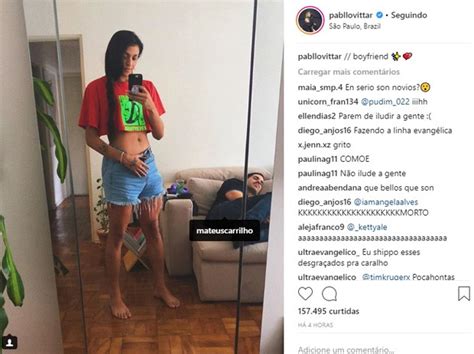 A internet especula que a drag queen pabllo vittar deve ter deixado o time dos solteiros. "Namorado", posta Pabllo Vittar em clique com cantor ...