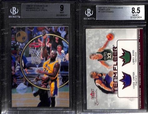 Direct lighting (60 watts or higher). Lot Detail - Lot of (8) Graded Basketball Cards Inc ...