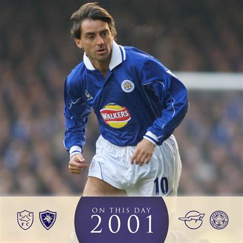 Roberto started playing football from a very early age. Leicester City on Twitter: "ON THIS DAY: 20th January 2001 - Roberto Mancini made his #lcfc ...